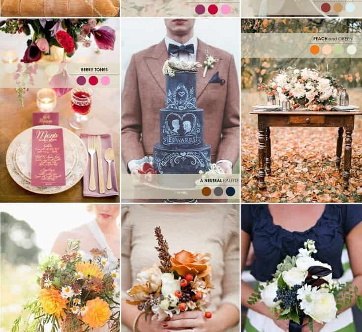 Fall Color Palettes ideas. The ideas are endless at Bear Creek Ranch Event Center.